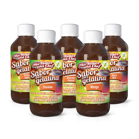 Sabores Para Gelatina 120ml Ma Baker And Chef