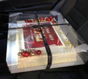 Caja para pastel de plancha pieza