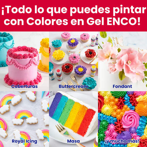 Enco Color ROJO ROJO en gel 40gr