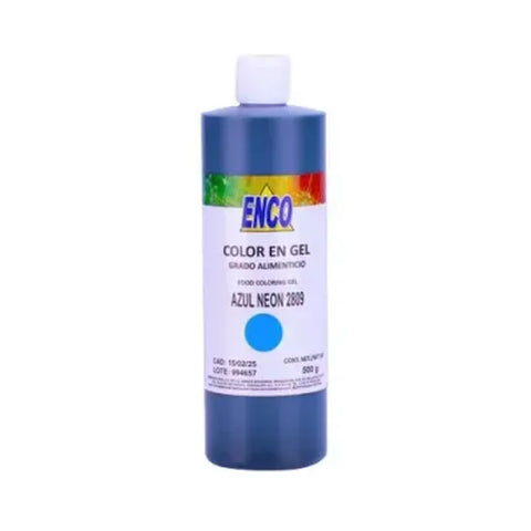Color Comestible Gel Enco Azul Cielo 500 Gramos 1624