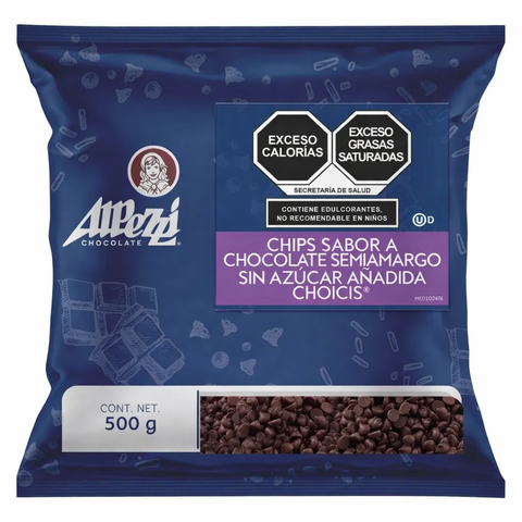 Chispas De Chocolate Sin Azúcar Añadida Alpezzi 500g