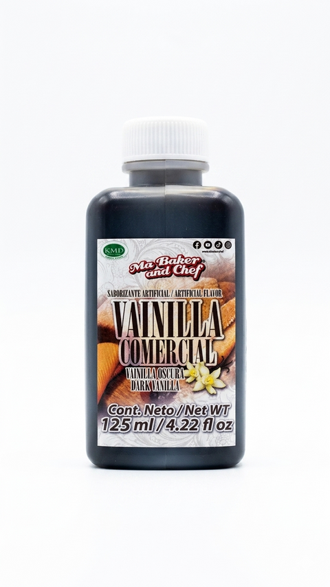 Vainilla Oscura Comercial Saborizante Artificial 125ml Ma Baker And Chef