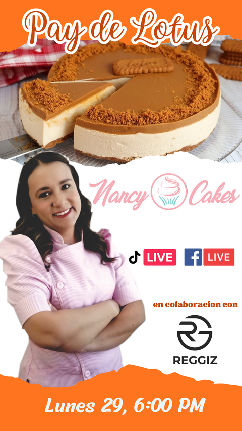 Pack Receta Pay de Lotus Chef Nancy Cakes