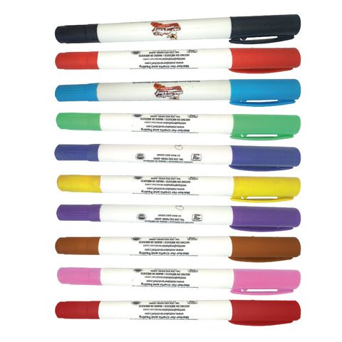 Kit de Plumón Doble Punta (10 Colores) Ma Baker And Chef