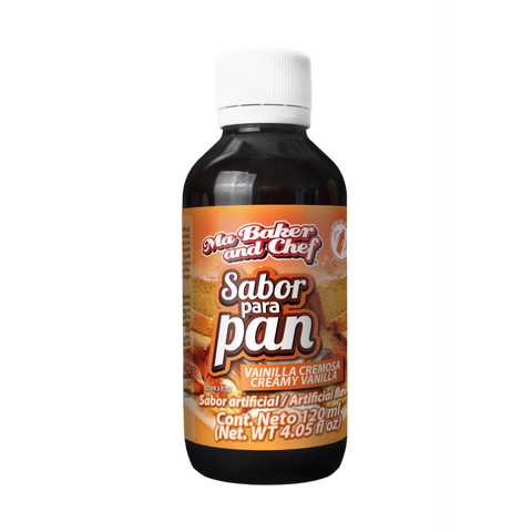 Sabor Para Pan Vainilla Cremosa Ma Baker And Chef 120ml