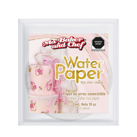 Water Paper Papel De Arroz Comestible 10pz 90g Ma Baker And Chef