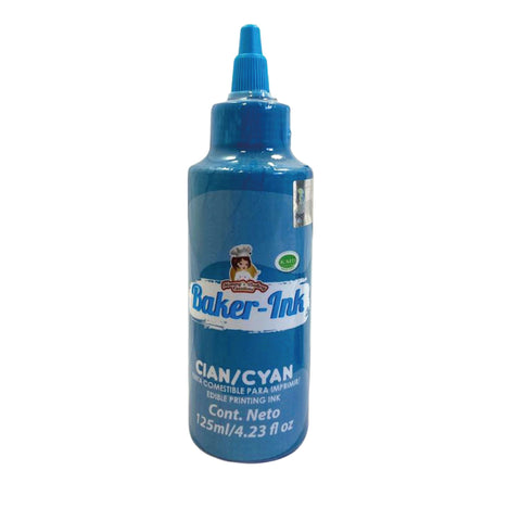 Baker-Ink Cian (Tintas Comestibles para Impresora) Tintas De 125ml Ma Baker And Chef