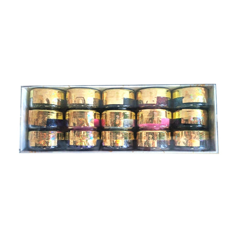 Kit Diamantina Brillo de Estrella 15 Colores 7g Ma Baker And Chef