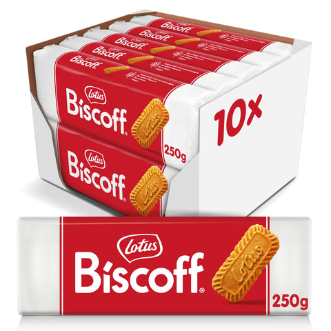 Galleta Lotus Biscoff 10 paq de 250grs total 2.5kg
