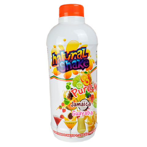 Natural Shake Puree Mix Jamaica.Guayaba 1.250 Kg